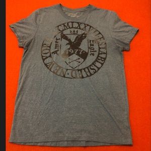 Vintage American Eagle distressed gray tee GUC
